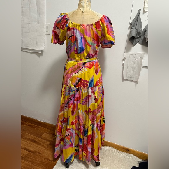 FARM Rio Vibrant Multicolor Maxi Dress - Picture 2 of 2